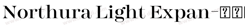 Northura Light Expan字体转换